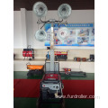 4-spotlight Portable Telescopic Generator Lighting Tower For Night Repair For Outdoor FZM-1000B